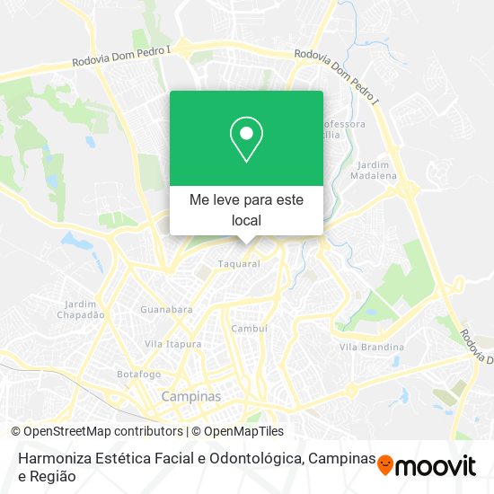 Harmoniza Estética Facial e Odontológica mapa