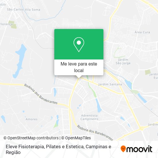 Eleve Fisioterapia, Pilates e Estetica mapa