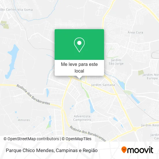 Parque Chico Mendes mapa