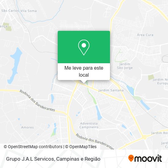 Grupo J.A.L Servicos mapa