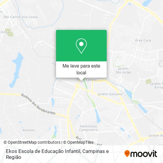 Ekos Escola de Educação Infantil mapa