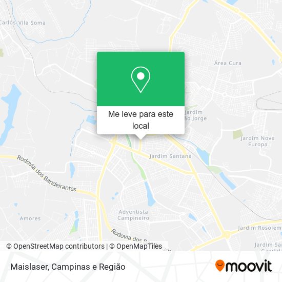 Maislaser mapa