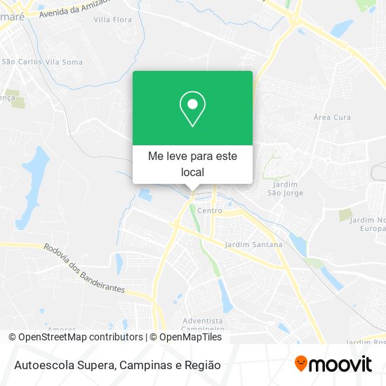 Autoescola Supera mapa