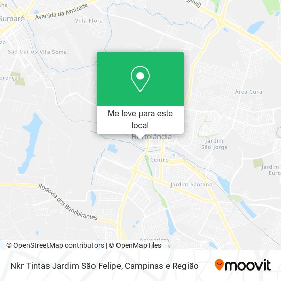 Nkr Tintas Jardim São Felipe mapa