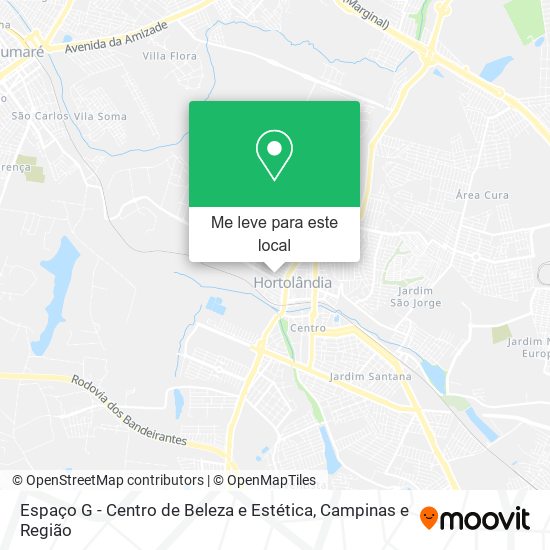 Espaço G - Centro de Beleza e Estética mapa