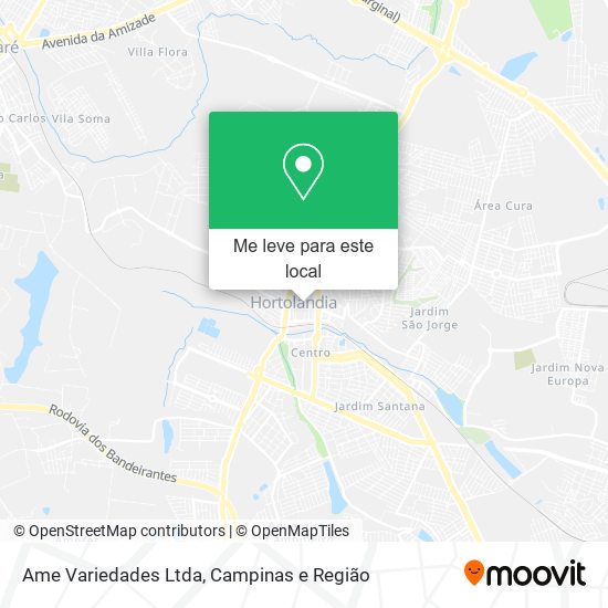 Ame Variedades Ltda mapa