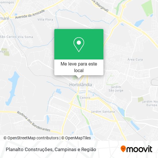 Planalto Construções mapa