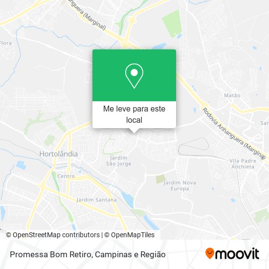 Promessa Bom Retiro mapa