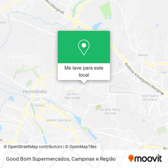 Good Bom Supermercados mapa