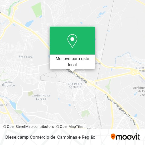 Dieselcamp Comércio de mapa