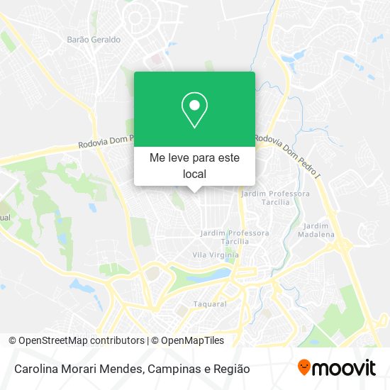 Carolina Morari Mendes mapa