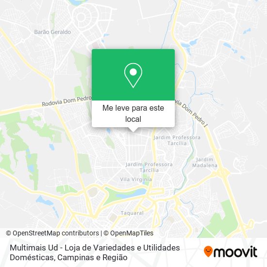 Multimais Ud - Loja de Variedades e Utilidades Domésticas mapa