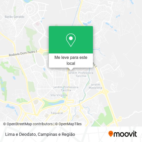 Lima e Deodato mapa