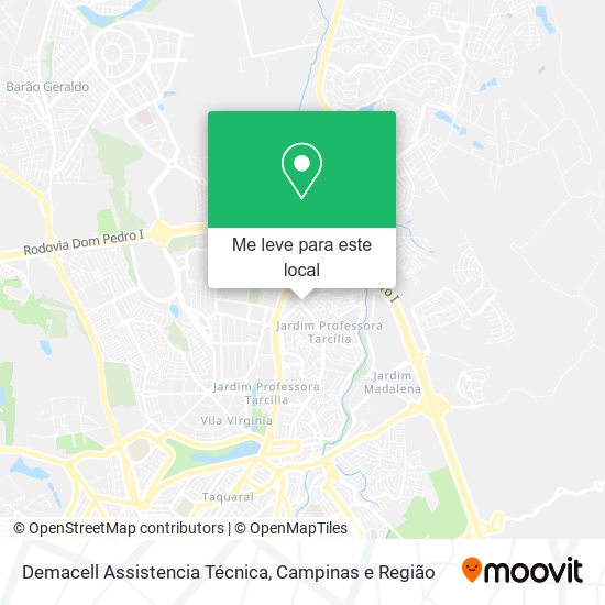 Demacell Assistencia Técnica mapa