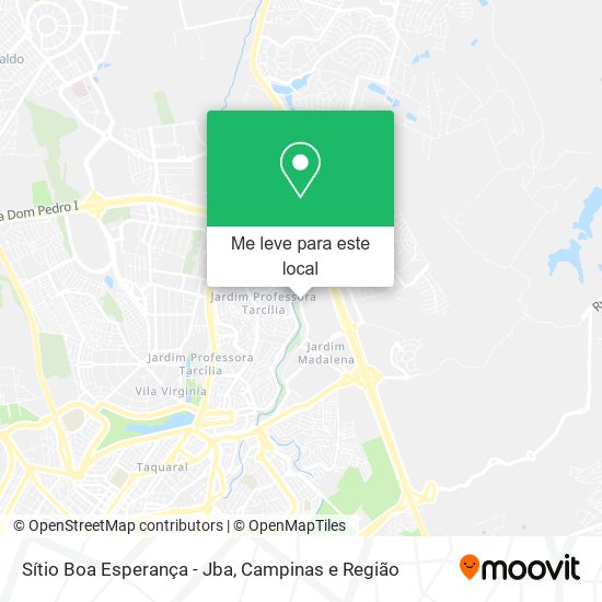 Sítio Boa Esperança - Jba mapa
