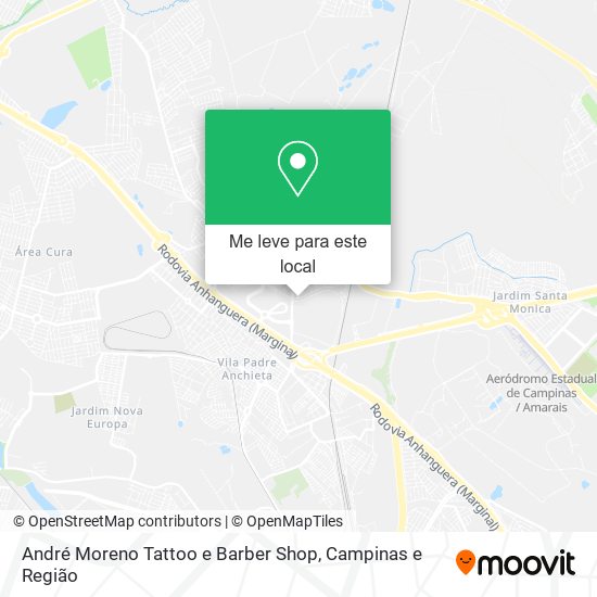 André Moreno Tattoo e Barber Shop mapa