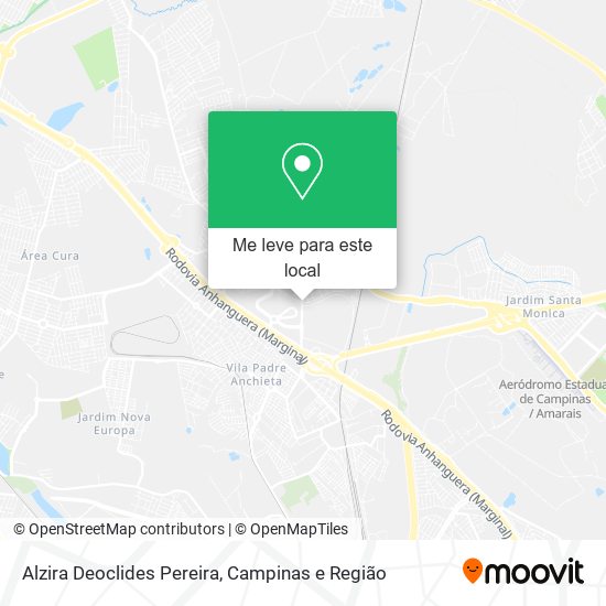 Alzira Deoclides Pereira mapa