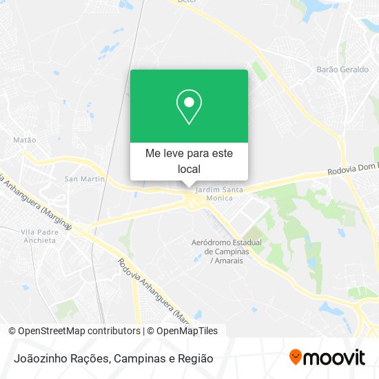 Joãozinho Rações mapa