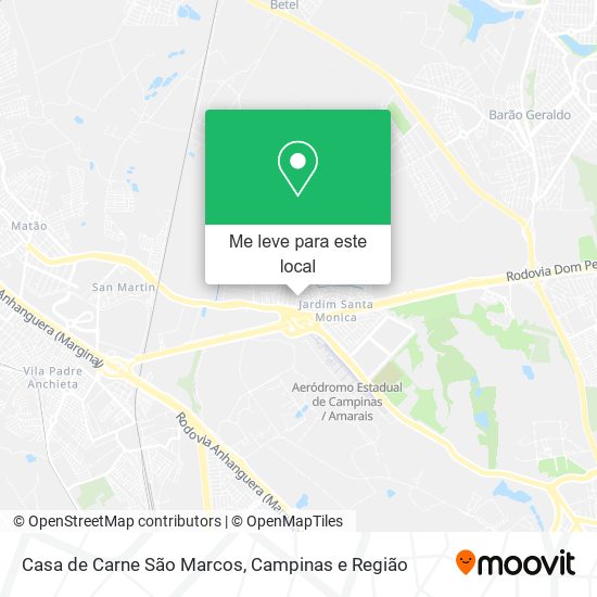 Casa de Carne São Marcos mapa