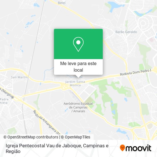 Igreja Pentecostal Vau de Jaboque mapa