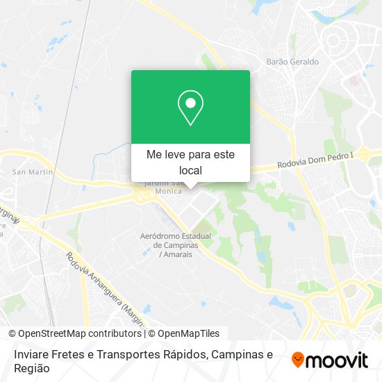 Inviare Fretes e Transportes Rápidos mapa