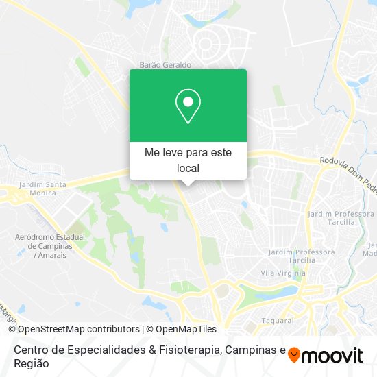 Centro de Especialidades & Fisioterapia mapa