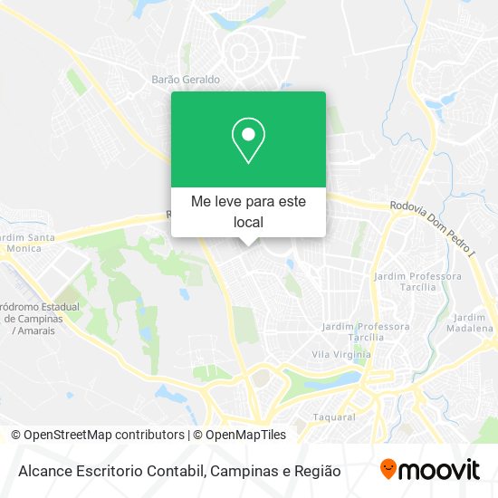 Alcance Escritorio Contabil mapa