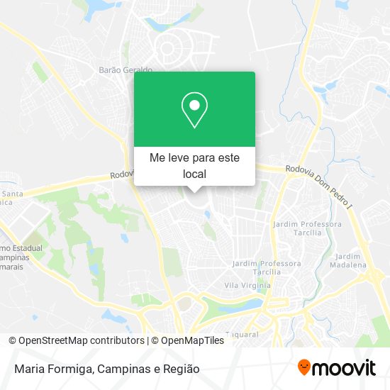 Maria Formiga mapa