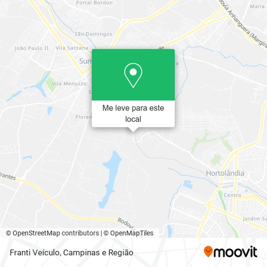 Franti Veículo mapa