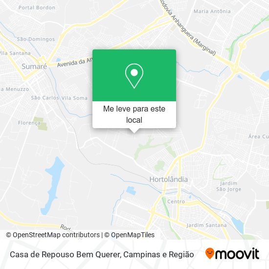 Casa de Repouso Bem Querer mapa