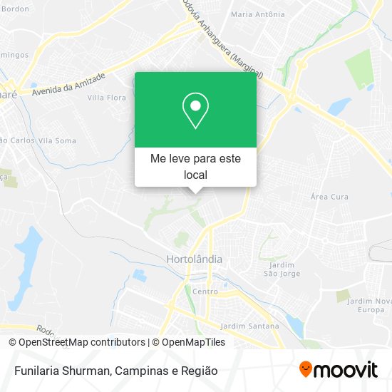 Funilaria Shurman mapa