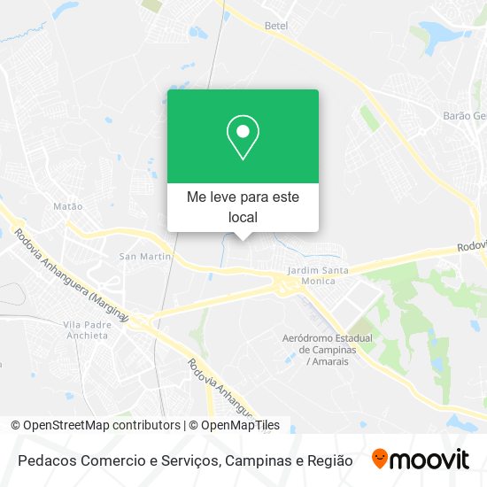 Pedacos Comercio e Serviços mapa