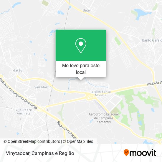 Vinytaocar mapa