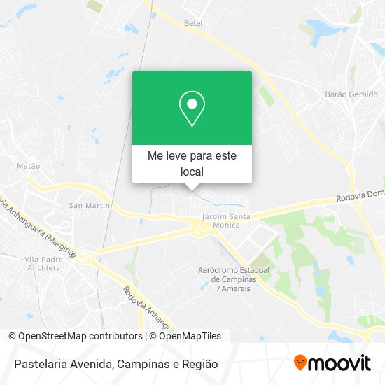 Pastelaria Avenida mapa