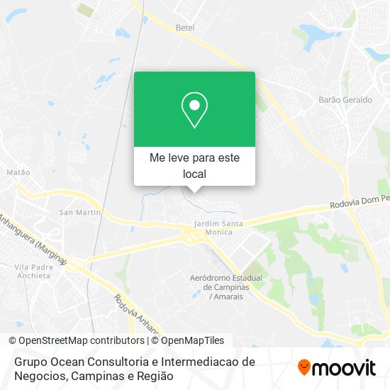 Grupo Ocean Consultoria e Intermediacao de Negocios mapa
