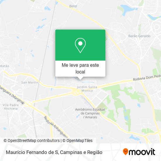Maurício Fernando de S mapa