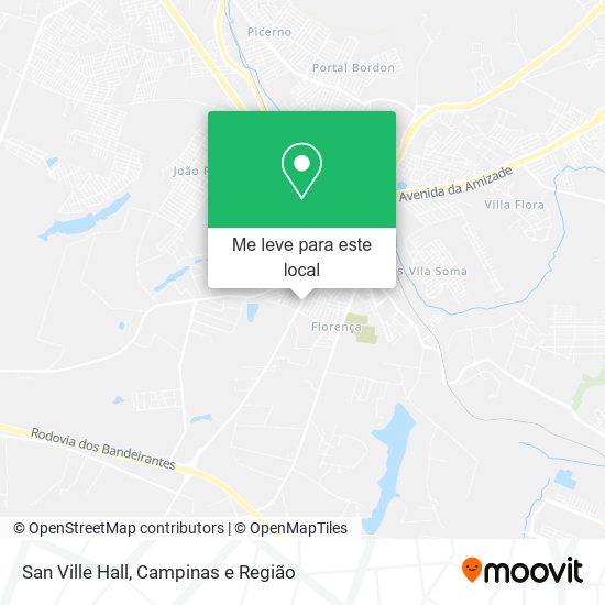 San Ville Hall mapa