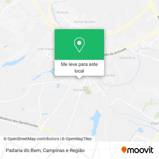 Padaria do Bem mapa