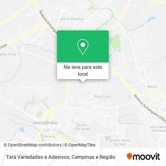 Tatá Variedades e Adesivos mapa