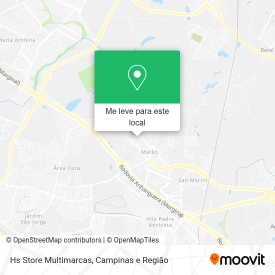 Hs Store Multimarcas mapa