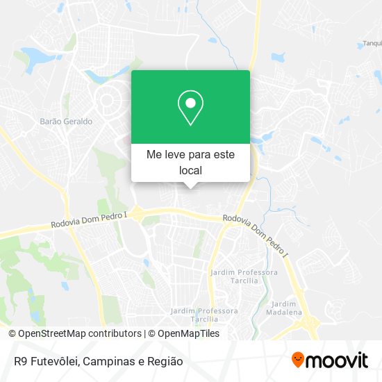 R9 Futevôlei mapa