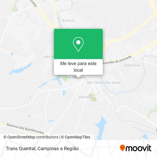 Trans Quental mapa