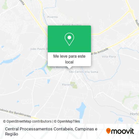 Central Processamentos Contabeis mapa