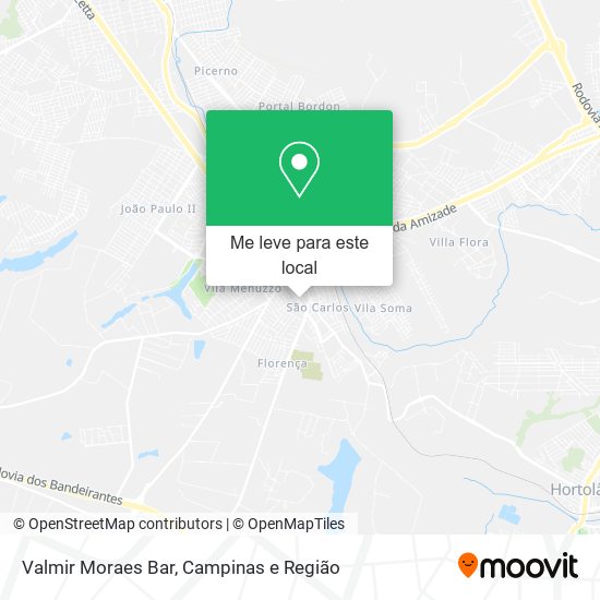 Valmir Moraes Bar mapa