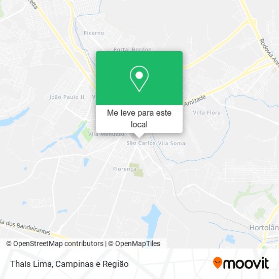 Thaís Lima mapa