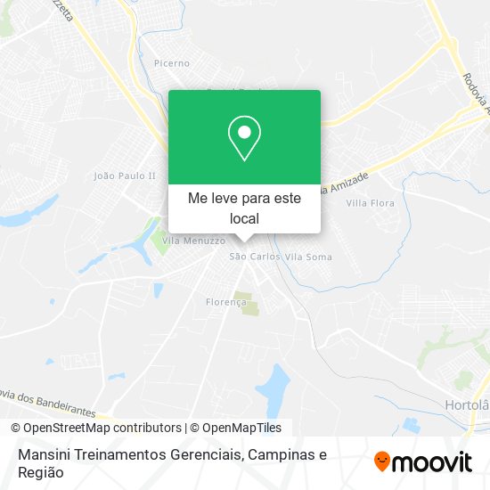 Mansini Treinamentos Gerenciais mapa