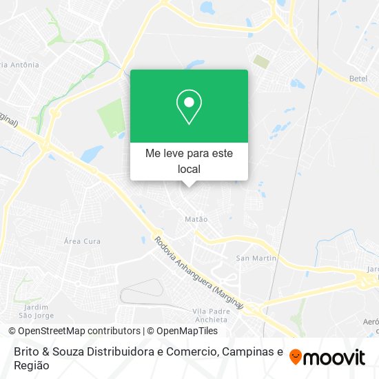 Brito & Souza Distribuidora e Comercio mapa