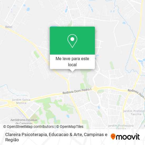 Clareira Psicoterapia, Educacao & Arte mapa