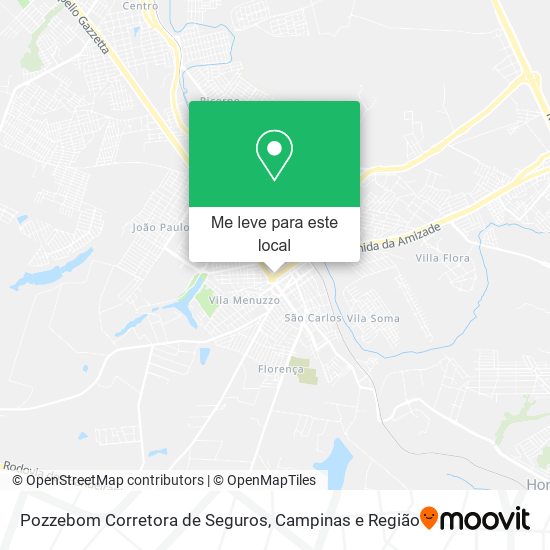 Pozzebom Corretora de Seguros mapa