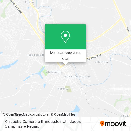 Kisapeka Comércio Brinquedos Utilidades mapa